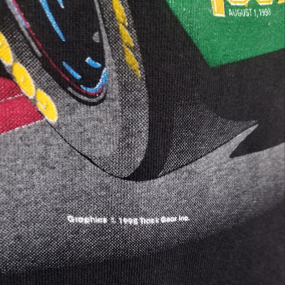 Vintage 1998 AOP Brickyard 400 Hardcore Racing T-shirt🚦🏁🏁 NWOT🔥 - Picture 8 of 9